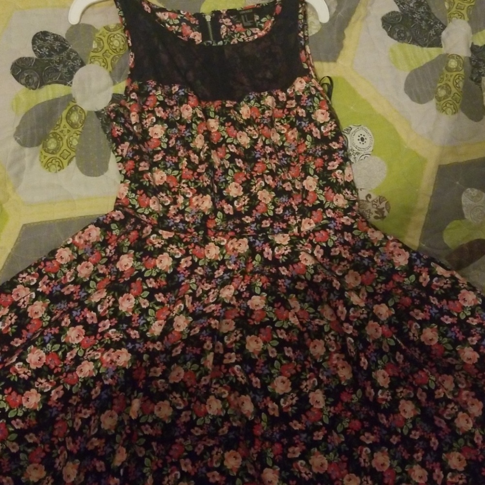 Floral Skater Dress